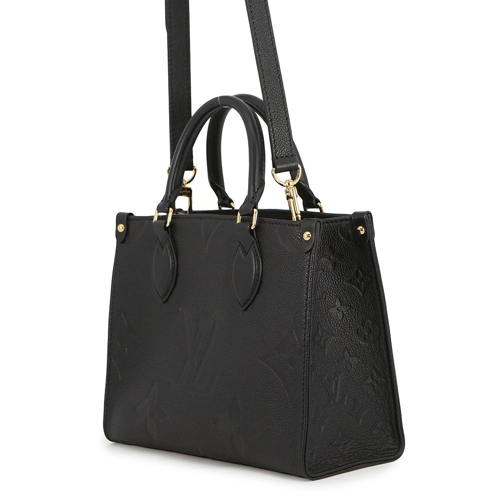 Louis Vuitton Handbag Go Empreinte On Bag Black The Monogram Black